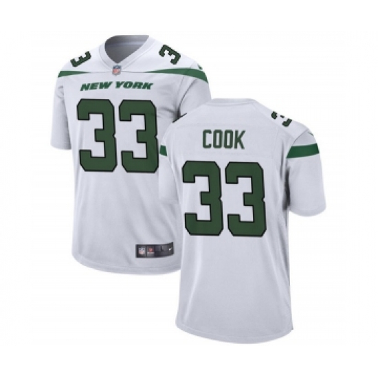 Men's Nike New York Jets #33 Dalvin Cook White Stitched Vapor Untouchable Limited Jersey - Ujersey