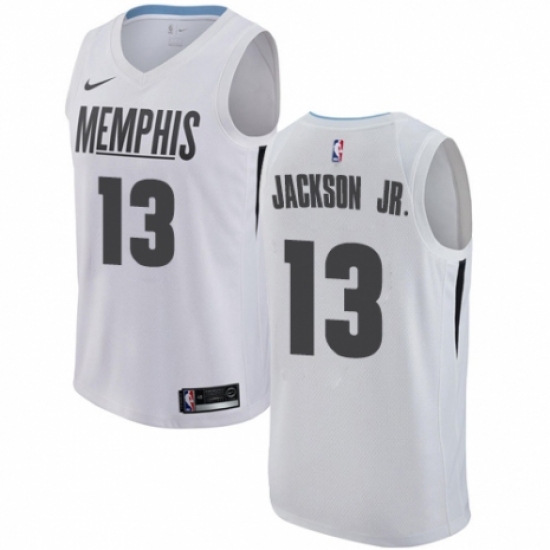 Youth Nike Memphis Grizzlies #13 Jaren Jackson Jr. Swingman White NBA Jersey - City Edition - Ujersey