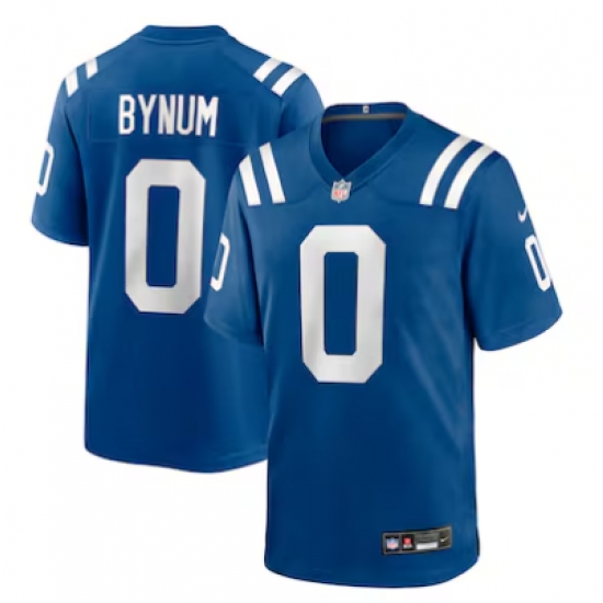 Men's Indianapolis Colts #0 Camryn Bynum Limited Blue Royal Team Jersey - Ujersey