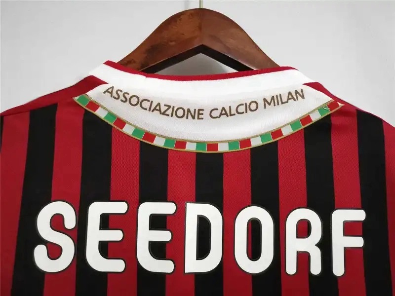 AC Milan Retro Soccer Jersey Home Custom Shirt 2011/12 - ujerseystore