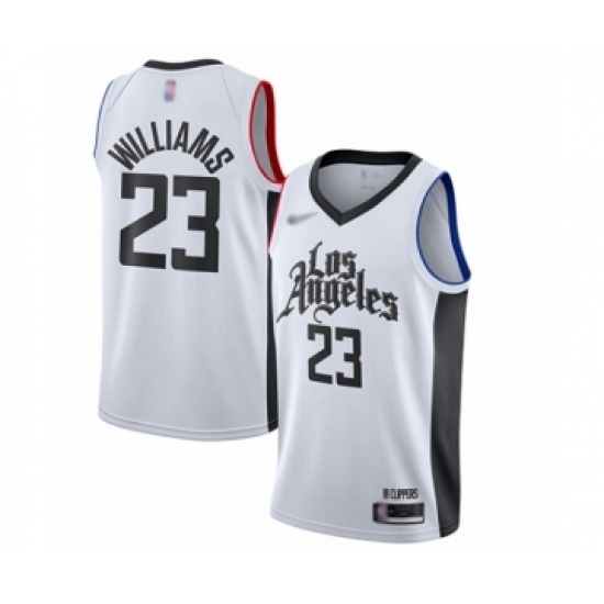 Women's Los Angeles Clippers #23 Louis Williams Swingman White Basketball Jersey - 2019 20 City Edition