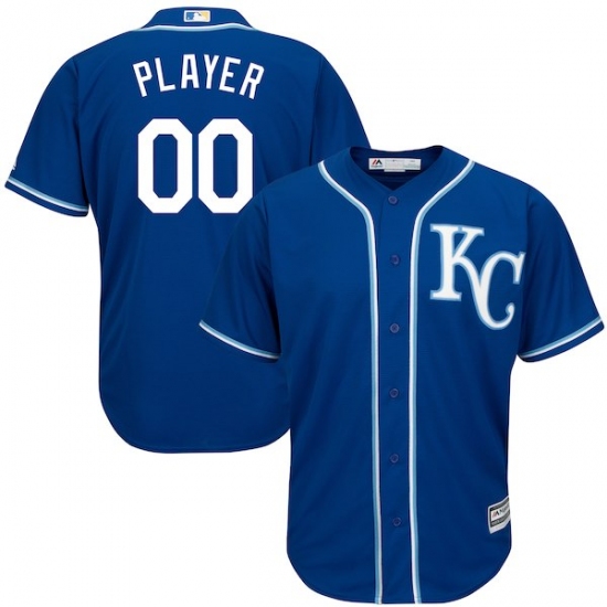 Men's Kansas City Royals Majestic Royal Cool Base Custom Jersey - Ujersey
