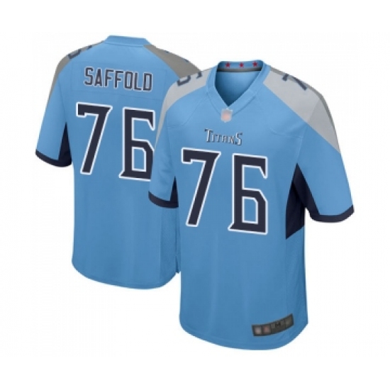 Men's Tennessee Titans #76 Rodger Saffold Game Light Blue Alternate Football Jersey - Ujersey