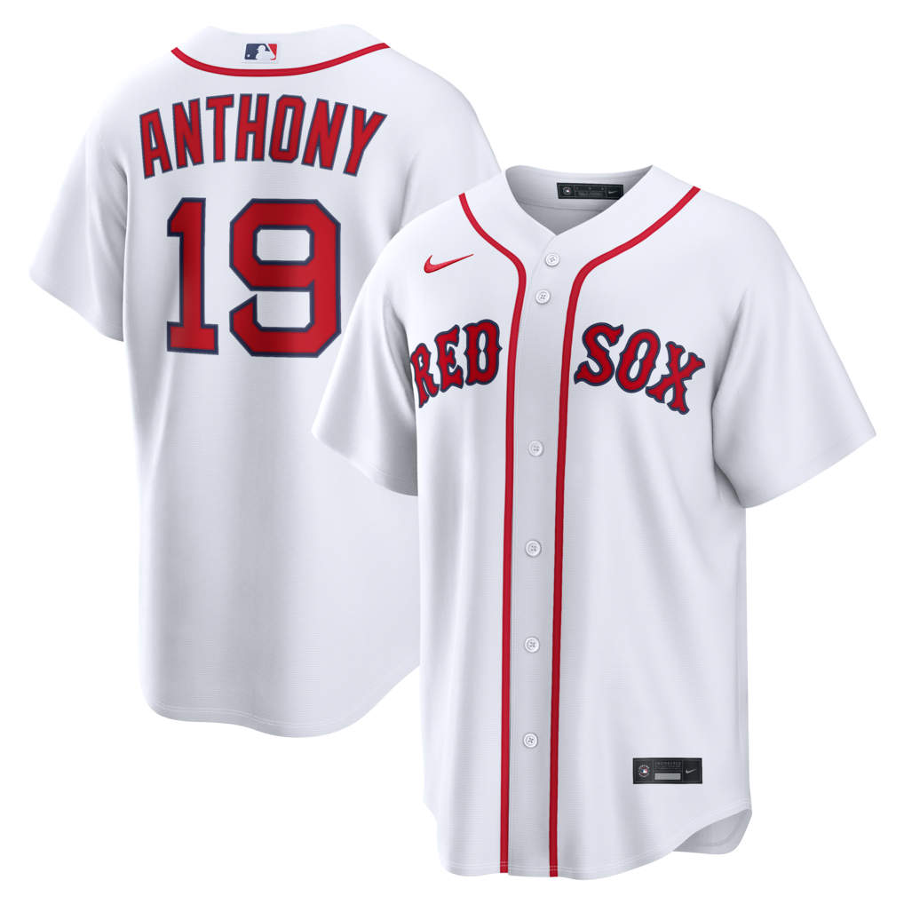 Men's Boston Red Sox Roman Anthony Nike White Home Replica Jersey - Ujersey