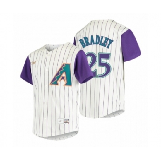 Men's Arizona Diamondbacks #25 Archie Bradley Nike Cream 2020 Cooperstown Collection Alternate Jersey - Ujersey