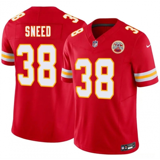 Men's Kansas City Chiefs #38 L'Jarius Sneed Red 2026 F.U.S.E. Vapor Untouchable Limited Football Stitched Jersey - Ujersey