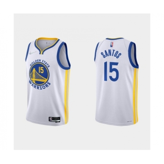 Men's Golden State Warriors #15 Gui Santos 2022 White Stitched Basketball Jersey - Ujersey