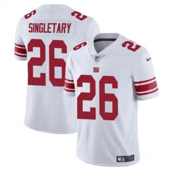 Men's New York Giants #26 Devin Singletary White Vapor Untouchable Limited Football Stitched Jersey - Ujersey