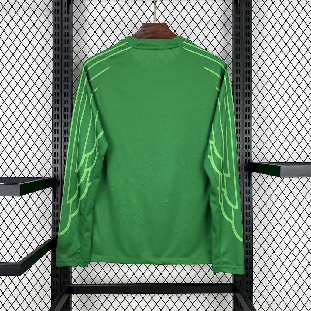 PSG Soccer Jersey Green Custom Long Sleeve Shirt 2025/26 - ujerseystore