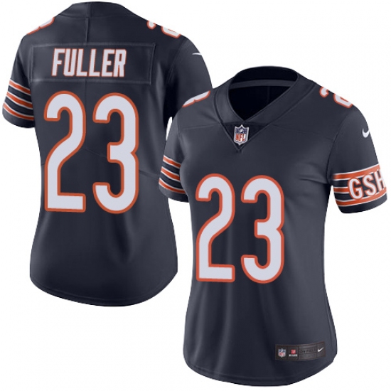 Women's Nike Chicago Bears #23 Kyle Fuller Navy Blue Team Color Vapor Untouchable Limited Player NFL Jersey - Ujersey