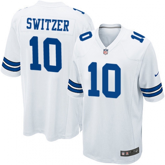 Men's Nike Dallas Cowboys #10 Ryan Switzer Game White NFL Jersey - Ujersey