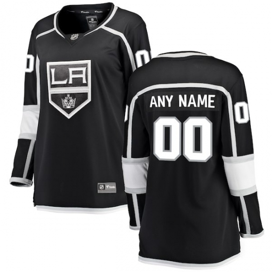 Women's Los Angeles Kings Fanatics Branded Black Home Breakaway Custom Jersey - Ujersey