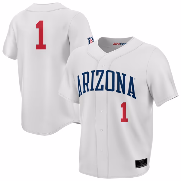 Unisex GameDay Greats White Arizona Wildcats Lightweight Collegiate Baseball Fashion Jersey - Ujersey