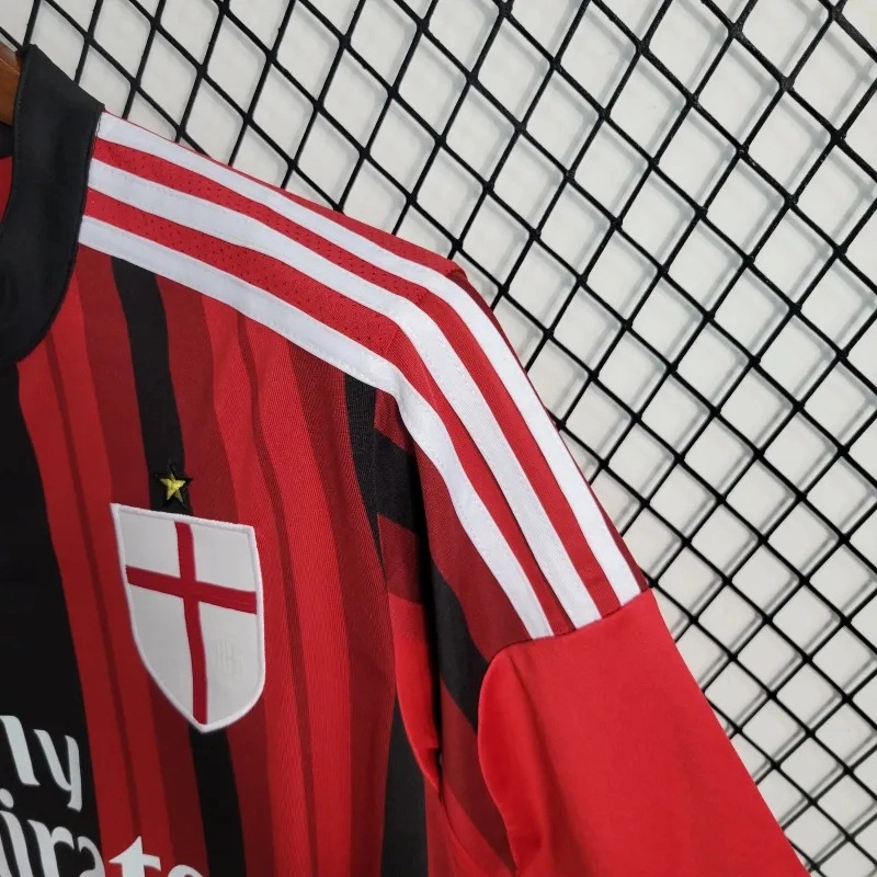 AC Milan Retro Soccer Jersey Home Custom Shirt 2014/15 - Ujersey Shop