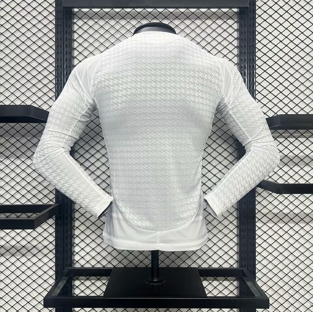 Real Madrid Soccer Jersey Home Long Sleeve Shirt 2024/25