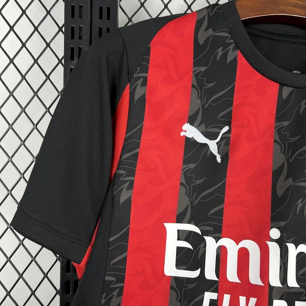 AC Milan Soccer Jersey Home Custom Shirt 2025/26 - U-jersey