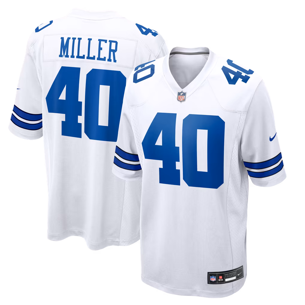 Men's Dallas Cowboys Von Miller Nike White Game Jersey - SUjersey01