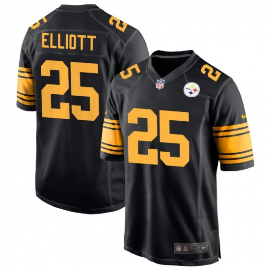 Men's Pittsburgh Steelers ＃25 DeShon Elliott Black Color Rush Vapor Untouchable Limited Stitched Jersey - Ujersey