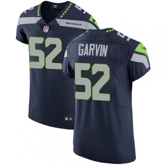 Men's Nike Seattle Seahawks #52 Terence Garvin Navy Blue Team Color Vapor Untouchable Elite Player NFL Jersey - Ujersey
