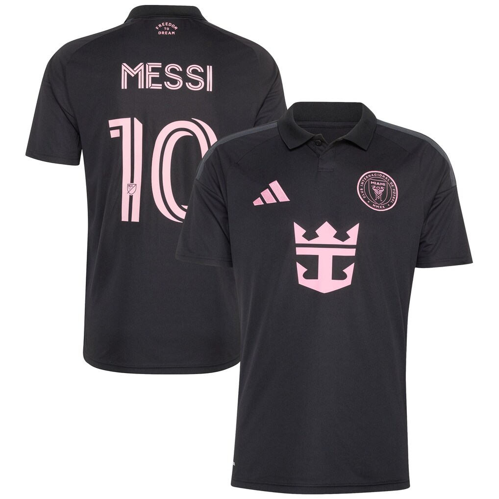 Men's Inter Miami CF Lionel Messi adidas Black 2026 Presagio Replica Jersey - Ujersey