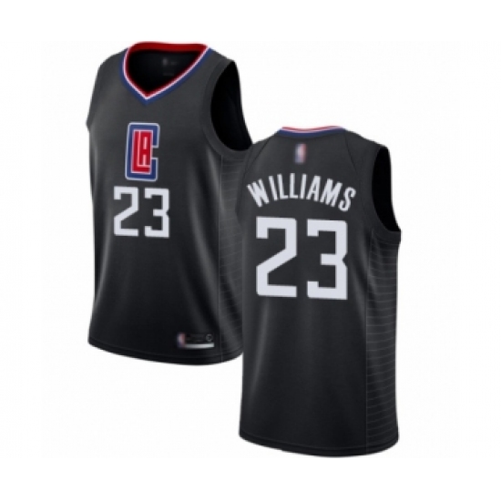 Women's Los Angeles Clippers #23 Lou Williams Swingman Black Basketball Jersey Statement Edition