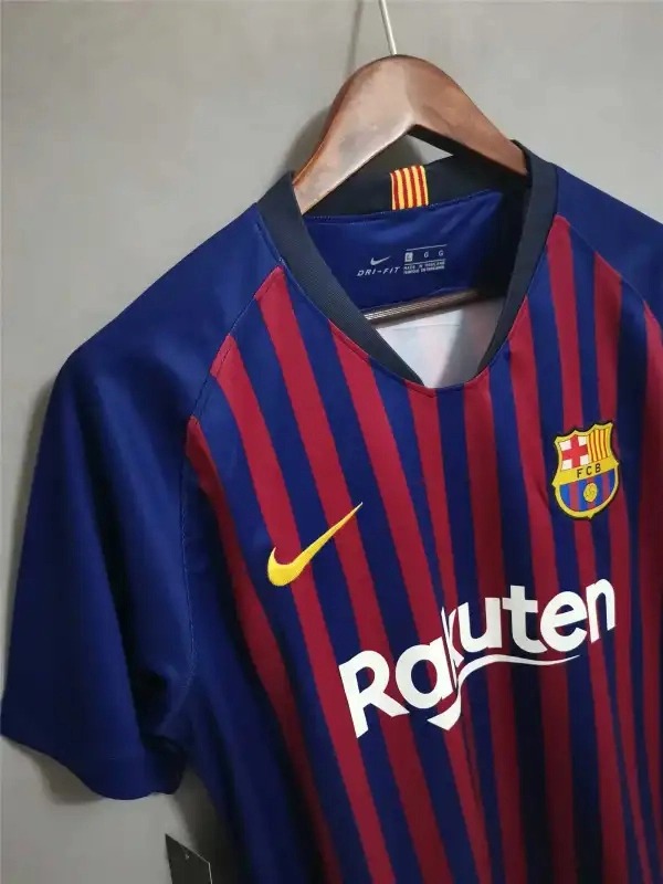 Barcelona Retro Jersey Home Soccer Shirt 2018-19 - Ujersey NHL