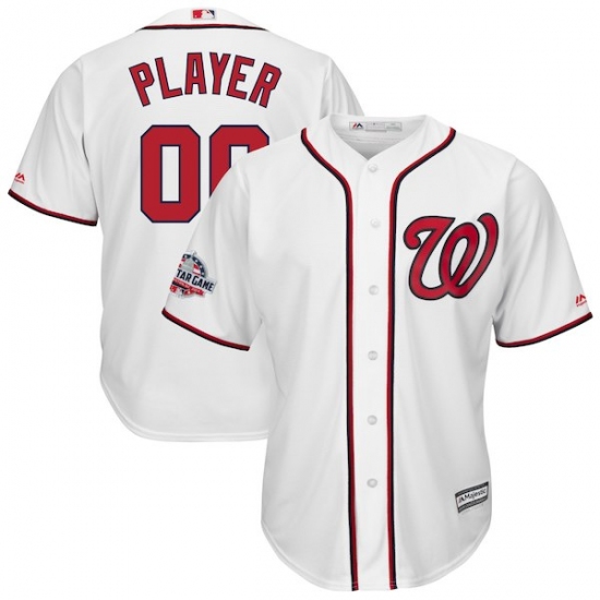 Men's Washington Nationals Majestic White 2018 All-Star Game Cool Base Custom Jersey - Ujersey