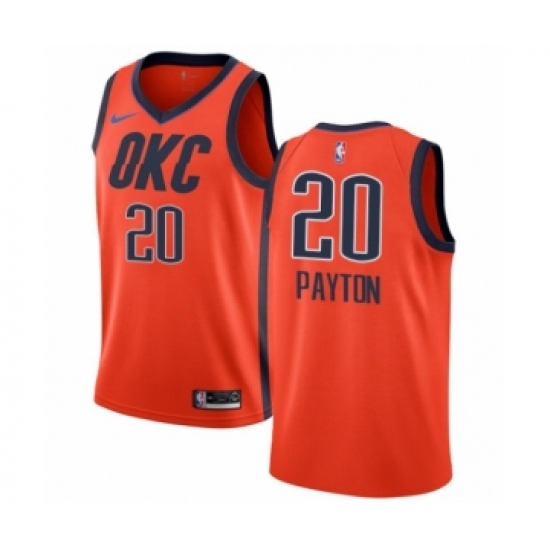 Youth Nike Oklahoma City Thunder #20 Gary Payton Orange Swingman Jersey - Earned Edition - Ujersey