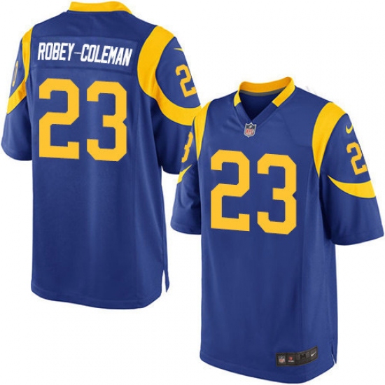 Men's Nike Los Angeles Rams #23 Nickell Robey-Coleman Game Royal Blue Alternate NFL Jersey - Ujersey