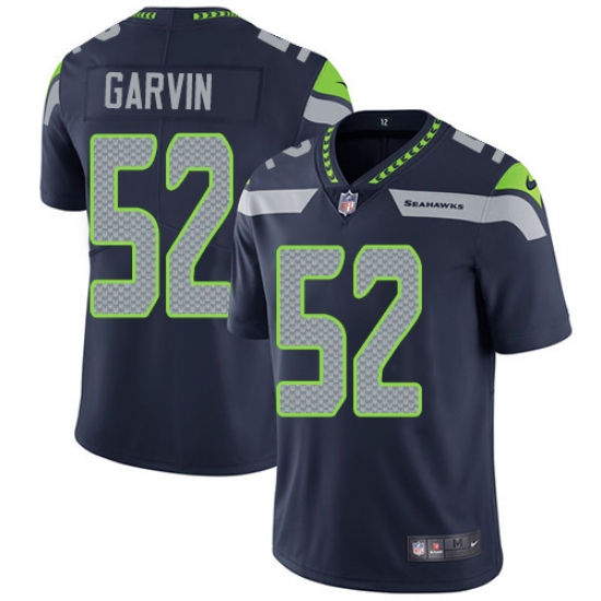 Youth Nike Seattle Seahawks #52 Terence Garvin Navy Blue Team Color Vapor Untouchable Elite Player NFL Jersey - Ujersey