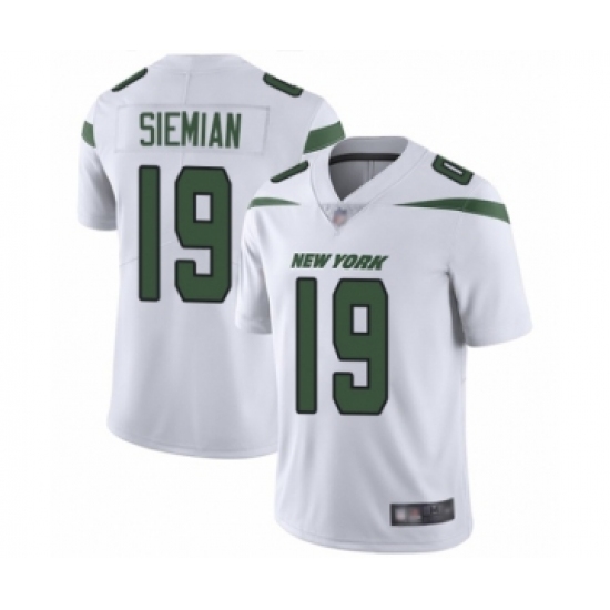Youth New York Jets #19 Trevor Siemian White Vapor Untouchable Limited Player Football Jersey - Ujersey