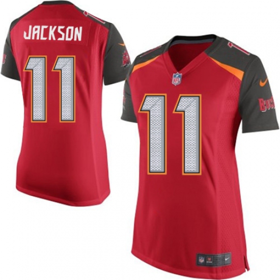 Women's Nike Tampa Bay Buccaneers #11 DeSean Jackson Game Red Team Color NFL Jersey - Ujersey