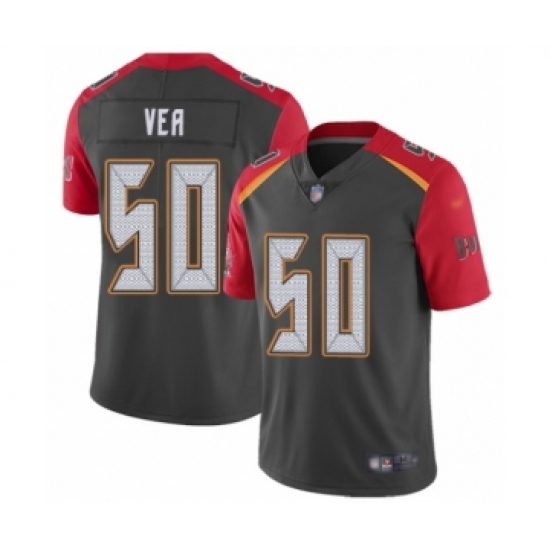 Youth Tampa Bay Buccaneers #50 Vita Vea Limited Gray Inverted Legend Football Jersey - Ujersey