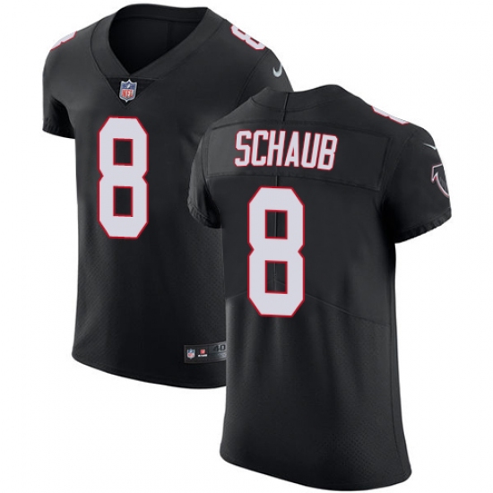 Men's Nike Atlanta Falcons #8 Matt Schaub Black Alternate Vapor Untouchable Elite Player NFL Jersey - Ujersey