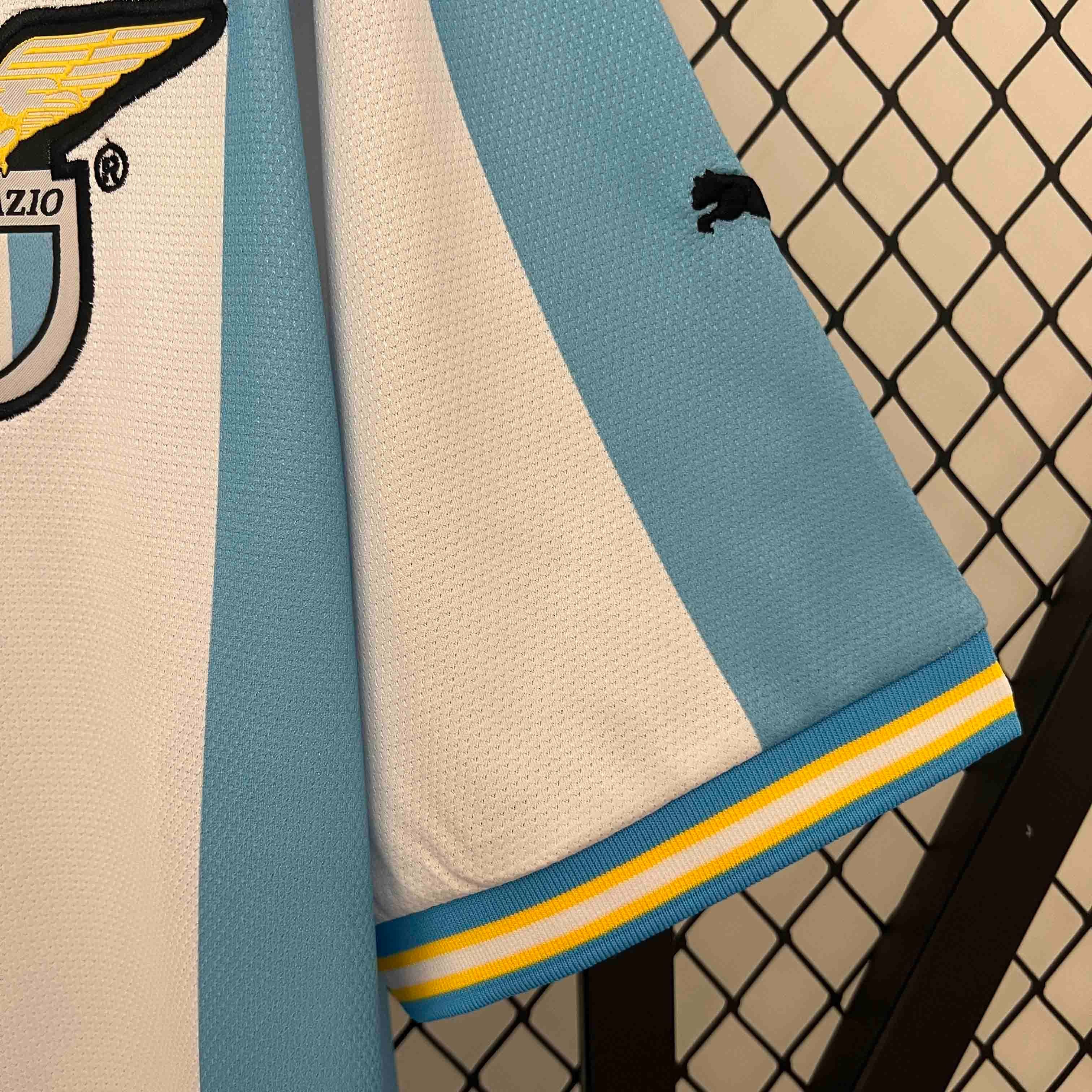 Lazio Retro Soccer Jersey Home Custom Shirt 1999-00 - ujerseystore