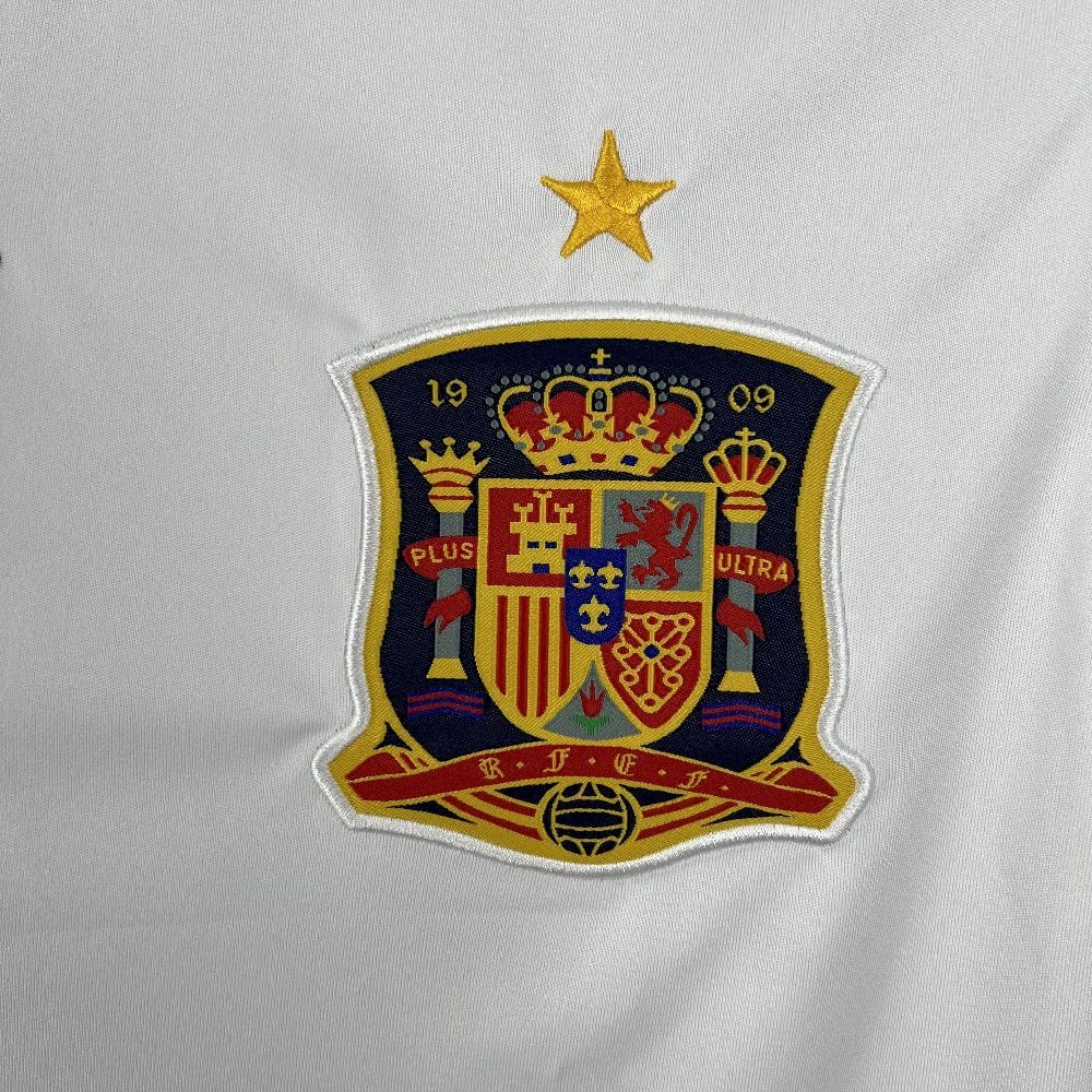 Spain Retro Soccer Jersey Away Custom Shirt 2000 - Ujersey