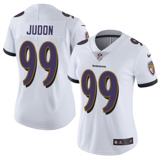 Women's Nike Baltimore Ravens #99 Matt Judon White Vapor Untouchable Limited Player NFL Jersey - Ujersey