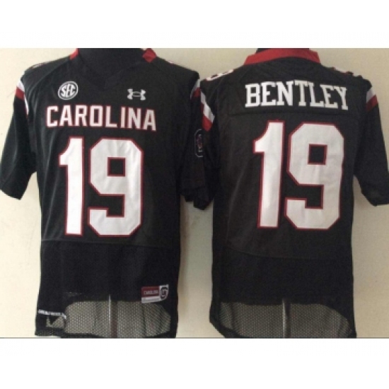 South Carolina Gamecocks 19 Jake Bentley Black College Football Jersey