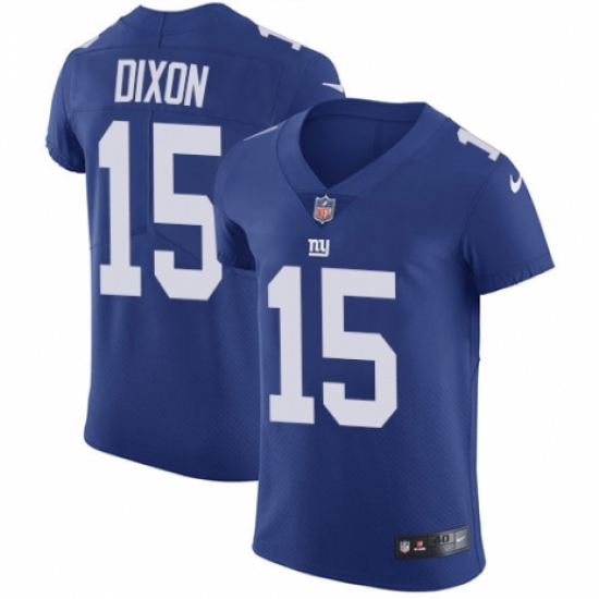 Men's Nike New York Giants #15 Riley Dixon Royal Blue Team Color Vapor Untouchable Elite Player NFL Jersey - Ujersey