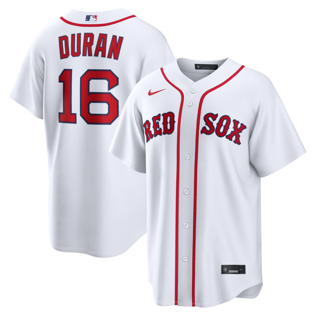 Men's Boston Red Sox Jarren Duran Nike White Home Replica Jersey - Ujersey