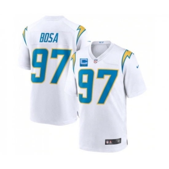 Men's Los Angeles Chargers 2022 #97 Joey Bosa White With 2-star C Patch Vapor Untouchable Limited Stitched NFL Jersey - Ujersey