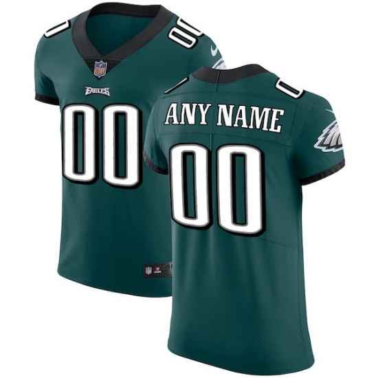 Men's Philadelphia Eagles Nike Midnight Green Vapor Untouchable Custom Elite Jersey - Ujersey