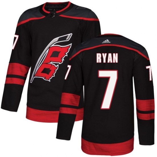 Youth Adidas Carolina Hurricanes #7 Derek Ryan Premier Black Alternate NHL Jersey - Ujersey
