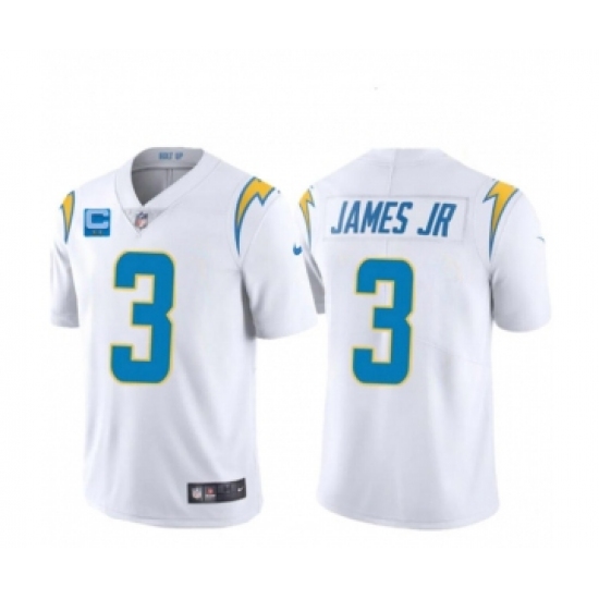 Men's Los Angeles Chargers 2022 #3 Derwin James Jr. White With 2-star C Patch Vapor Untouchable Limited Stitched Jersey - Ujersey