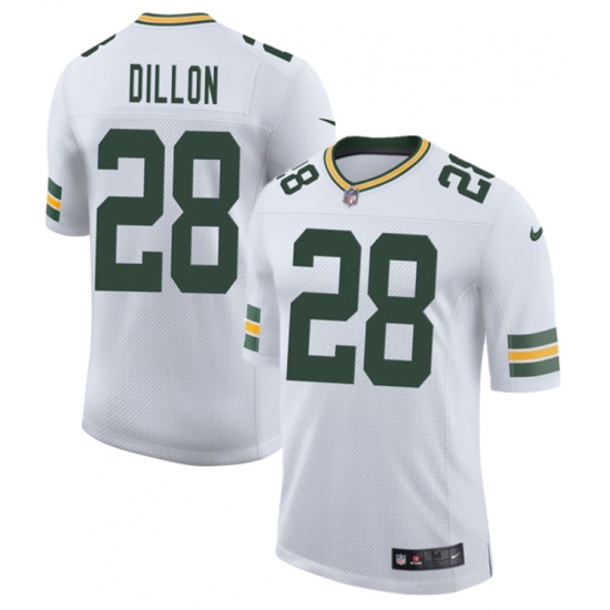 Men's Green Bay Packers #28 A. J. Dillon White 2025 New Vapor Untouchable Limited Football Stitched Jersey - Ujersey