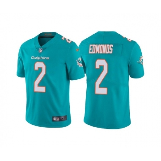 Men's Miami Dolphins #2 Chase Edmonds Aqua Vapor Untouchable Limited Stitched Football Jersey - Ujersey