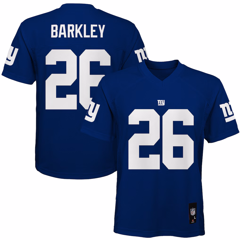Youth New York Giants Saquon Barkley Royal Replica Player Jersey - Ujersey Shop