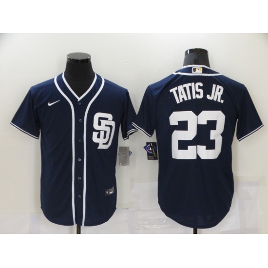 Men's San Diego Padres #23 Fernando Tatis Jr. Navy 2021 Jersey - Ujersey