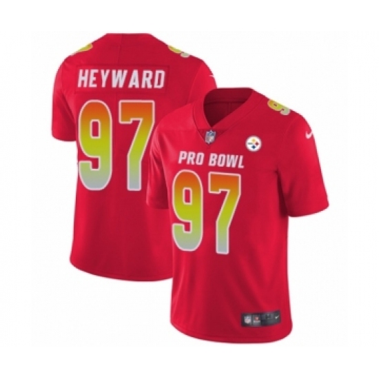 Youth Nike Pittsburgh Steelers #97 Cameron Heyward Limited Red AFC 2019 Pro Bowl NFL Jersey - Ujersey