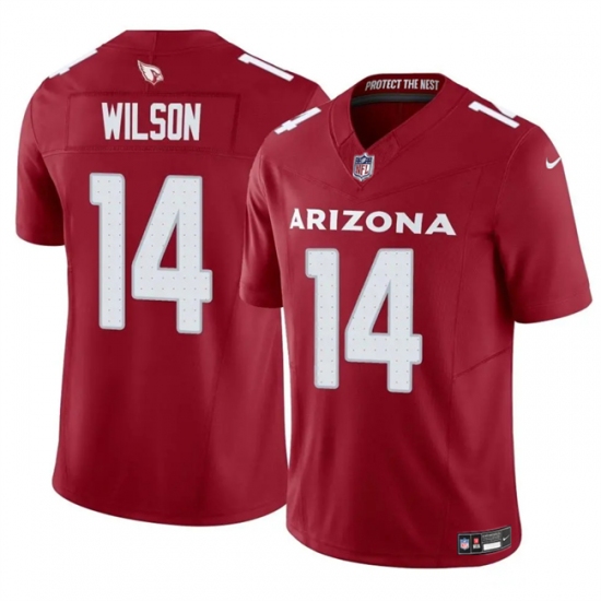 Men's Arizona Cardinals #14 Michael Wilson Red 2025 F.U.S.E. Vapor Untouchable Limited Football Stitched Jersey - Ujersey